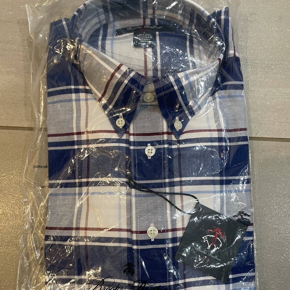 Boys Brooks Brothers Non-Iron Sports Shirt